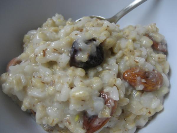 hearty 3 grain porridge